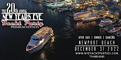 New Year's Eve Yacht Party - Newport Beach - Premium Edition