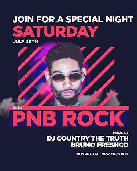 PNB Rock at Mission this Saturday 7/29