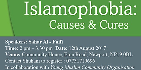 Islamophobia: Causes & Cures - Newport primary image