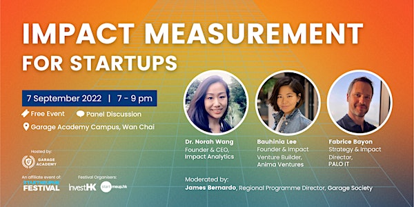 Impact Measurement for Startups  | Garage Academy x StartmeupHK Festival