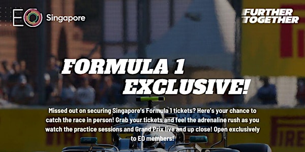 EO Singapore Formula 1 Exclusive!