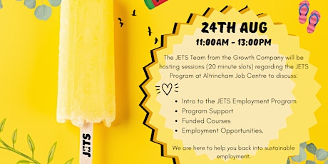 JETS (Job Entry Targeted Support) Roadshow