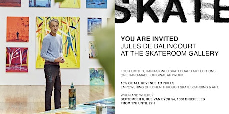 Jules DE BALINCOURT at THE SKATEROOM GALLERY