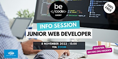 BeCode Ghent – Info Session – Junior Web Developer