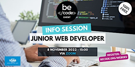 BeCode Ghent - Info Session - Junior Web Developer