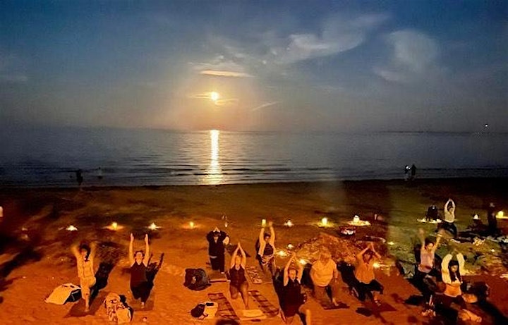 Full Moon Beach Yoga - September image