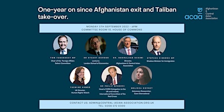 One-year on since Afghanistan exit and Taliban take-over.