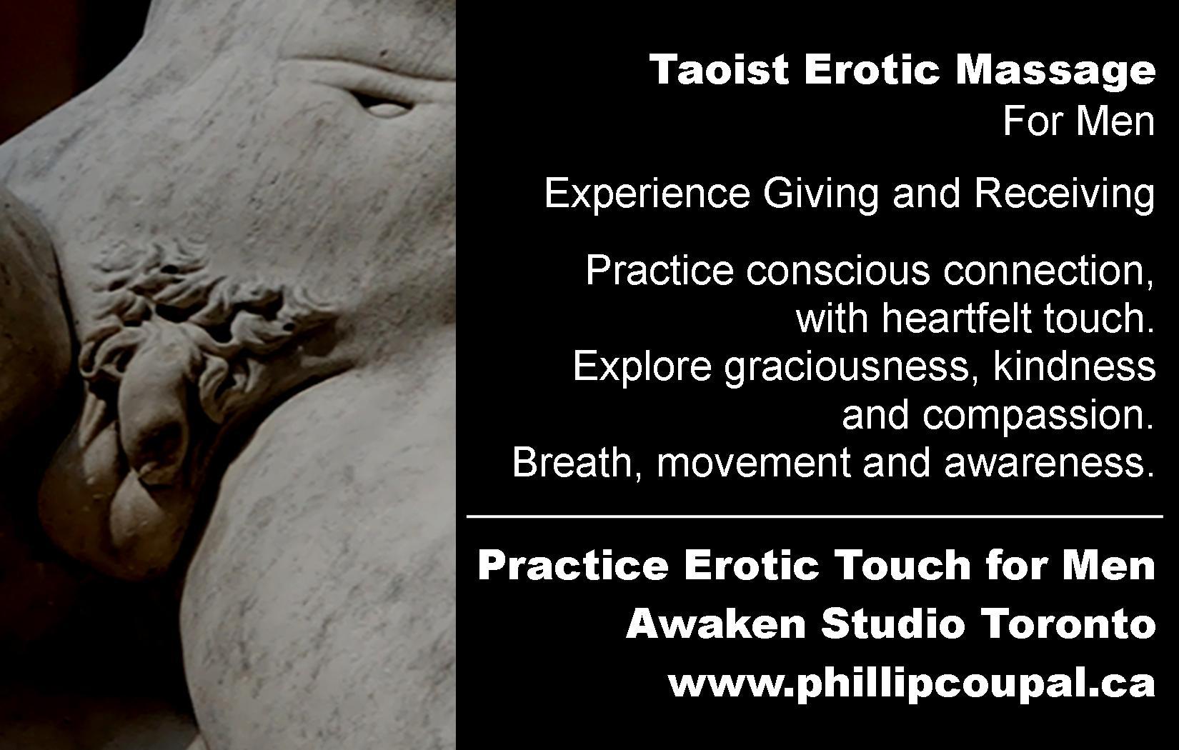 Erotic Touch with Taoist Massage - Men 4 Men Touch Exchange - Awaken Studio  - 25 FEB 2018