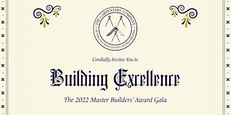 2022 Master Builders' Award Gala Honoring Drexel University