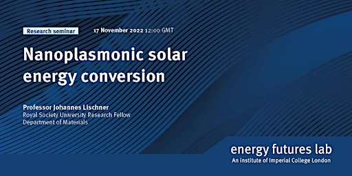 Nanoplasmonic solar energy conversion
