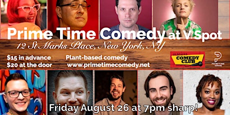 Prime Time Comedy at V Spot 8/26