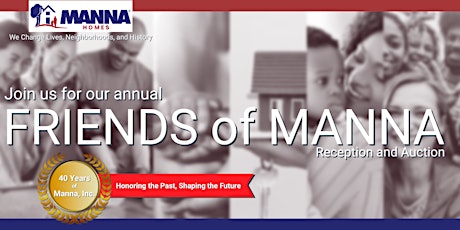 Friends of Manna Reception & Auction -  40 Years of Service Celebration