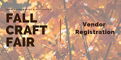 Fall Craft Show at SW Riverdeck