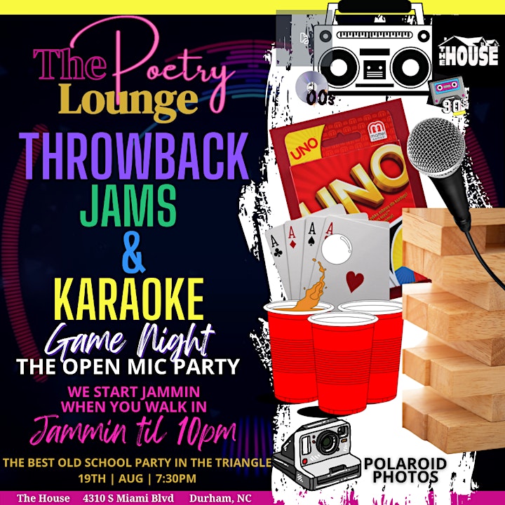 Throwback Jams and Karaoke Game Night image