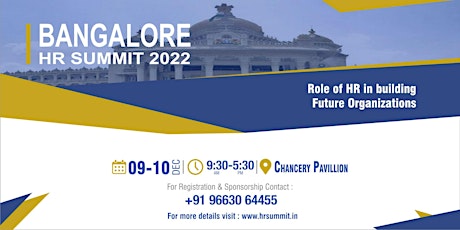 Bangalore HR Summit 2022 primary image