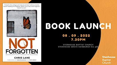 Book Launch of 'Not Forgotten'  by Chris Lane