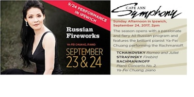 Cape Ann Symphony Russian Fireworks Concert