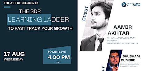 The SDR Learning Ladder To Fast Track Your Growth