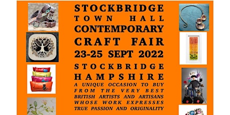 Stockbridge Town Hall Contemporary Craft Fair 23-25 Sept 2022
