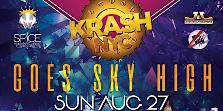 Tickets ONLY Avaialble at Door for KrashNYC Sky High Roof Top Party 2017 primary image