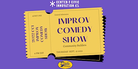 Imagen principal de 2022 CCI Improv Comedy Show: Community Builders