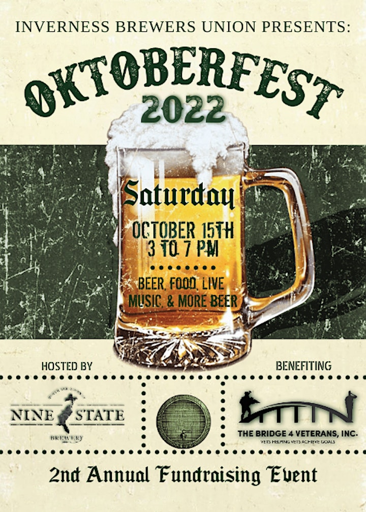 Inverness Brewers Union Presents 2nd Annual Oktober Fest 2022 image
