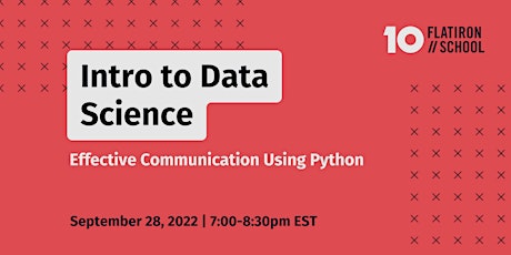 Effective Data Communication Using Python: Workshop | Online