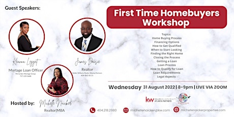 First Time Homebuyers Workshop