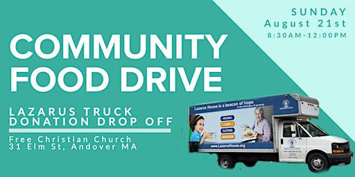 Community Food Drive for Lazarus House Ministries
