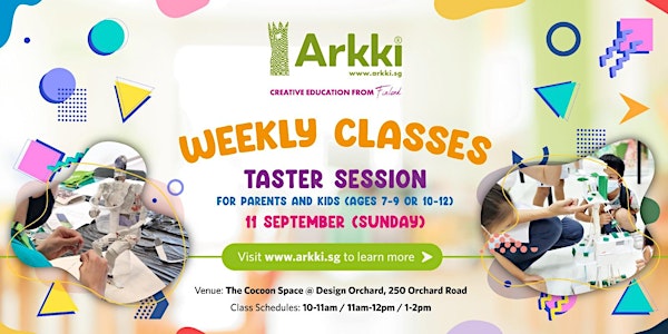 (Arkki) Architecture & Design Classes - Taster Session for PARENTS + KIDS!