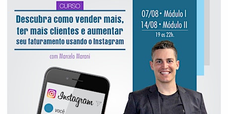 Imagem principal do evento INSTAGRAM - Descubra como Vender Mais e aumentar seu Faturamento com Instagram