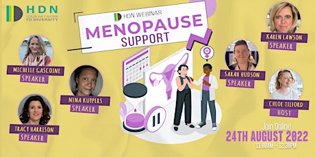 HDN Webinar: Menopause Support