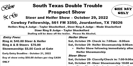 2022 South Texas Double Trouble Steer & Heifer Prospect Show