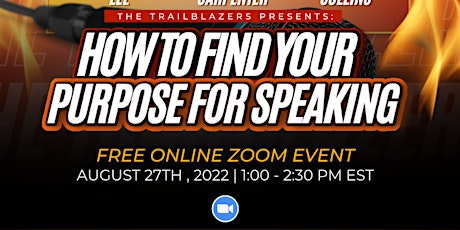 (Workshop) How to Find Your Purpose for Speaking