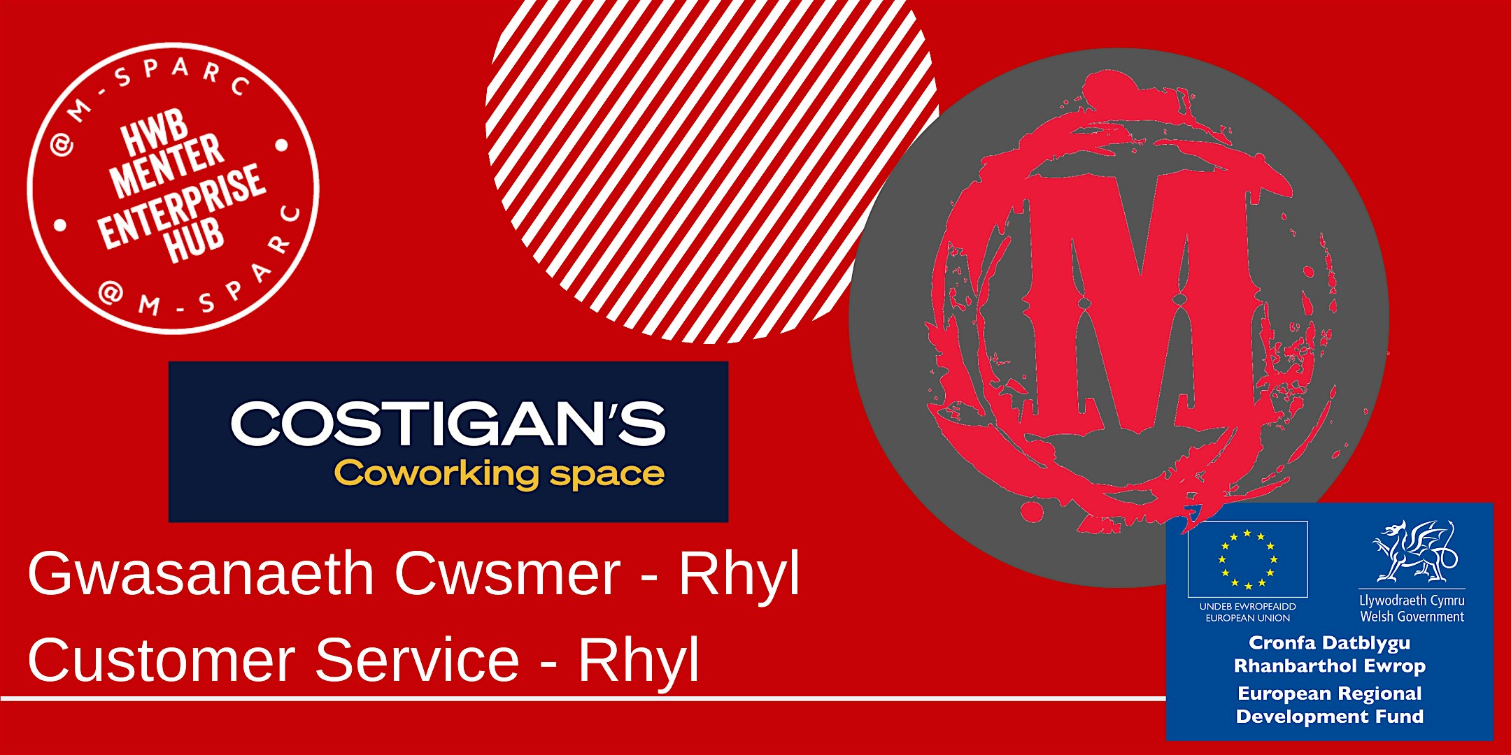 IN PERSON - Gwasanaeth Cwsmer / Customer Service  - Rhyl