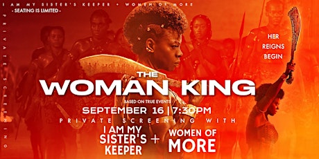 THE WOMAN KING PRIVATE SCREENING