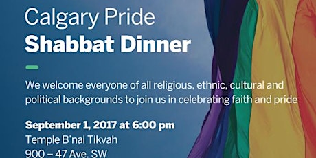 Pride Shabbat Dinner- Calgary primary image