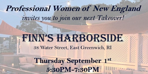Professional Women of New England Takeover Finn's Harborside