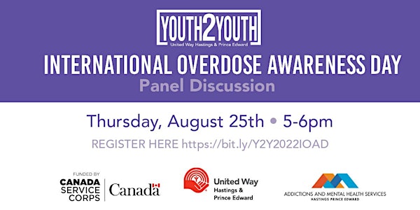 Youth2Youth HPE's International Overdose Awareness Day Panel Discussion