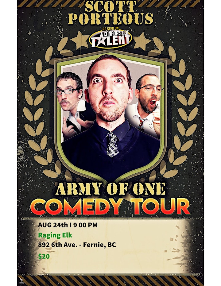 Army of One Comedy Tour - Fernie, BC image