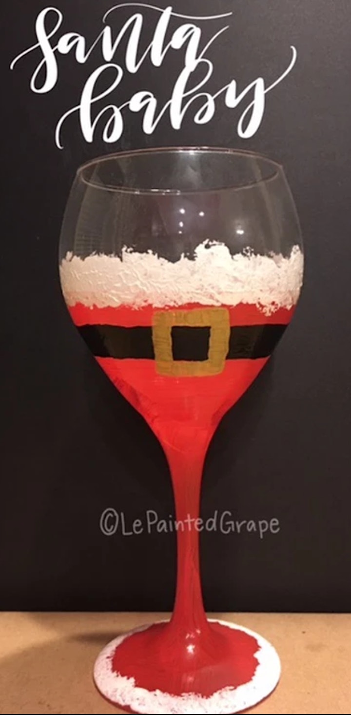 Wine Glass Painting Class held at Landon Winery McKinney- 12/6 image