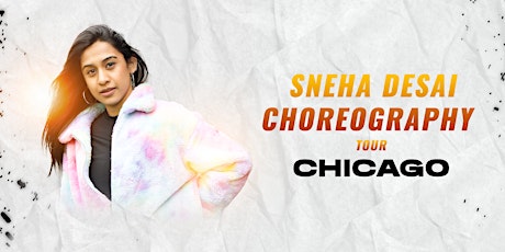 Sneha Desai Choreography Tour - CHICAGO - BOLLY FUSION - IN PERSON CLASS