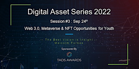 2022 DAS Seminars #3 : Web 3.0, Metaverse & NFT Opportunities for Youth