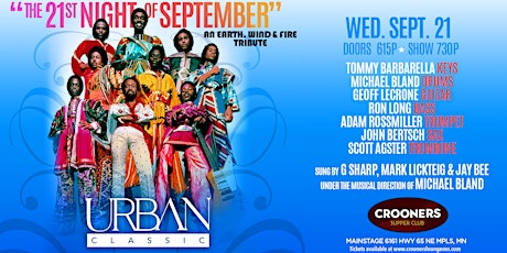 Urban Classic presents “The 21st Night Of September”