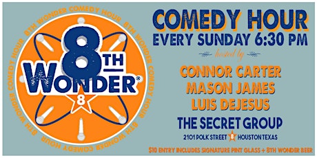 THE 8TH WONDER COMEDY HOUR feat. Patrick Eady!