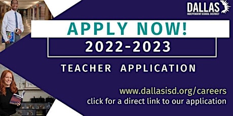 Dallas ISD -Arkansas-ALL FUTURE ROCKSTAR EDUCATORS - Teacher Info Session