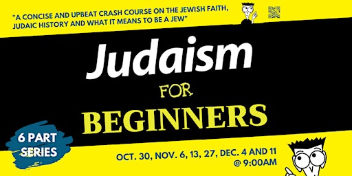 Judaism for Beginners | A BRAND NEW Six Week ONLINE Workshop