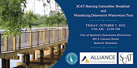 October 7 SCAT Breakfast & Wandering Delaware's Waterways Tour