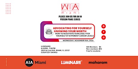 WIA Miami-  Advocating for Yourself Panel Discussion