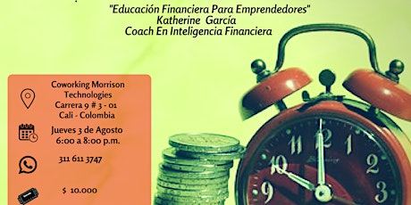 Charla: Educación financiera para emprendedores primary image